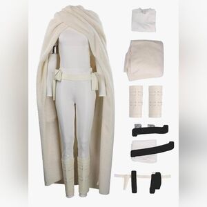 Womens Queen Cosplay Costume Princess Star Wars